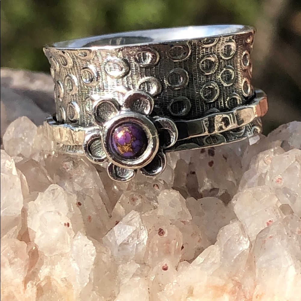 BOUTIQUE MEDITATION SPIN COPPER PURPLE TURQUOISE,7